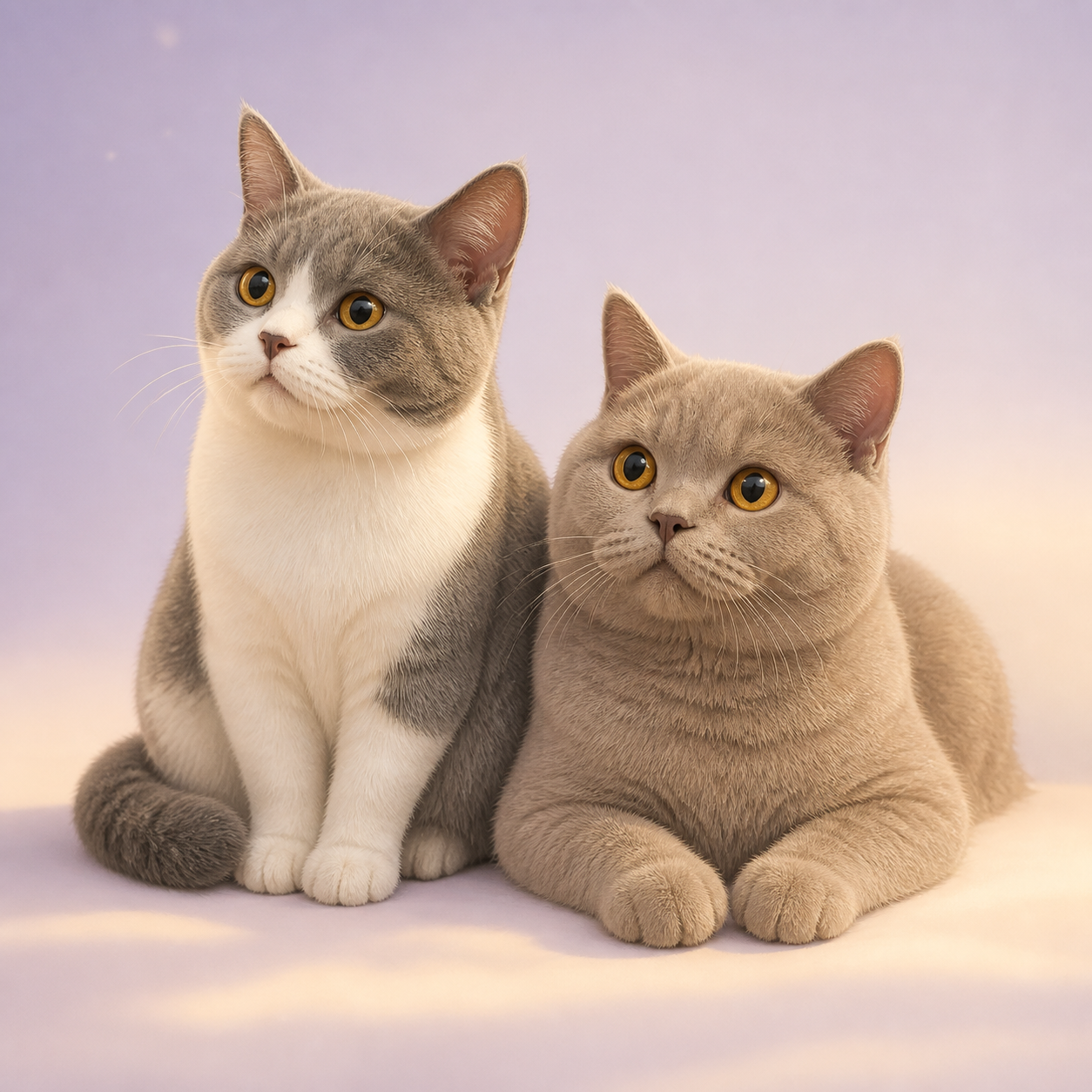 VIVI&BERRY mascot portrait of Blueberry and Ziyue